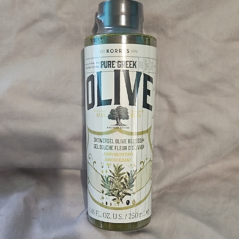 Korres Pure Greek Olive Shower Gel - Olive Green